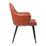 Silloth Dining Chair, Brown-Furniture - Dining-High Fashion Home