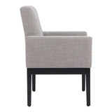 Senzil Dining Chair, Gray-Furniture - Dining-High Fashion Home