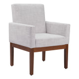 Senzil Dining Chair, Ivory-Furniture - Dining-High Fashion Home