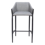 Andover Bar Stool, Slate Gray-Furniture-High Fashion Home