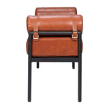 Barrow Bench, Brown-Furniture - Benches-High Fashion Home