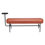 Ploce Bench, Brown-Furniture - Benches-High Fashion Home