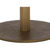 Corina Bistro Table, Antique Brass-Furniture - Accent Tables-High Fashion Home