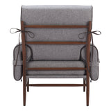 Klem Chair, Gray-Furniture - Chair-High Fashion Home