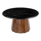 Aipe Coffee Table, Black-Furniture - Accent Tables-High Fashion Home