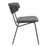 Charon Dining Chair, Vintage Black, Set of 2