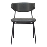 Charon Dining Chair, Vintage Black, Set of 2