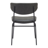 Charon Dining Chair, Vintage Black, Set of 2