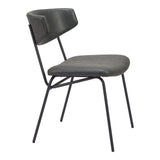 Charon Dining Chair, Vintage Black, Set of 2