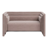 Trippel Loveseat Taupe-Furniture - Sofas-High Fashion Home