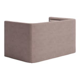 Trippel Loveseat Taupe-Furniture - Sofas-High Fashion Home