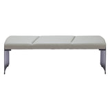 Mur Bench, Gray-Furniture - Benches-High Fashion Home