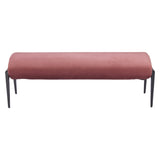 Glatt Bench, Brown-Furniture - Benches-High Fashion Home