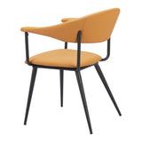 Sima Dining Chair, Brown-Furniture - Dining-High Fashion Home