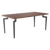 Kani Dining Table, Walnut-Furniture - Dining-High Fashion Home