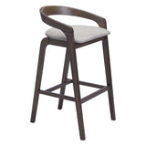 Troy Bar Stool, Dove Gray, Set of 2-Furniture-High Fashion Home