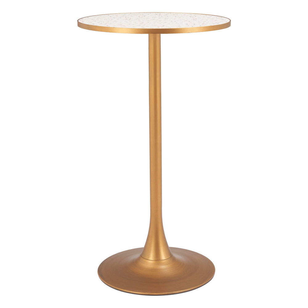 Bite Bar Table, Beige-Furniture - Accent Tables-High Fashion Home