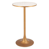 Bite Bar Table, Beige-Furniture - Accent Tables-High Fashion Home