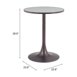 Bite Bistro Table, Gray-Furniture - Accent Tables-High Fashion Home