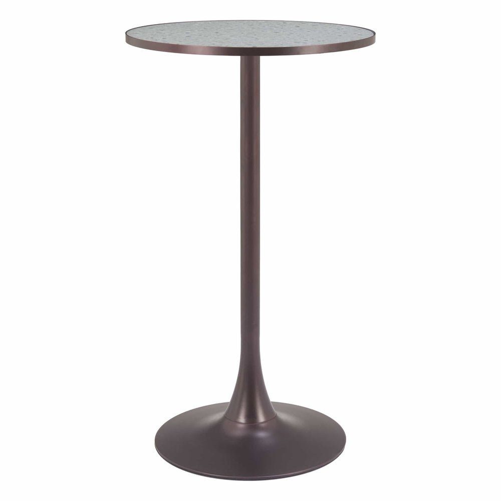 Bite Bar Table, Gray-Furniture - Accent Tables-High Fashion Home