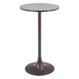 Bite Bar Table, Gray-Furniture - Accent Tables-High Fashion Home