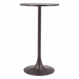 Bite Bar Table, Gray-Furniture - Accent Tables-High Fashion Home