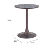 Bite Bistro Table, Black-Furniture - Accent Tables-High Fashion Home