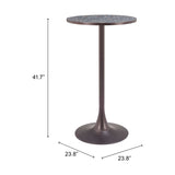 Bite Bar Table, Black-Furniture - Accent Tables-High Fashion Home