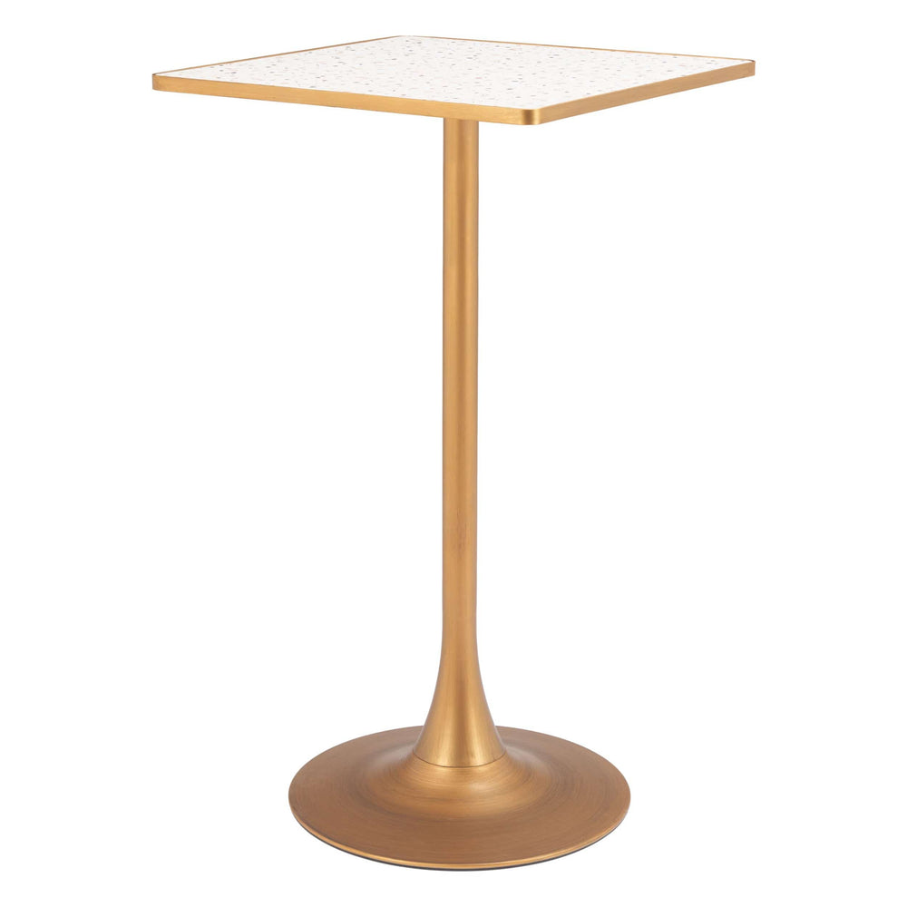 Spot Bar Table, Beige-Furniture - Accent Tables-High Fashion Home