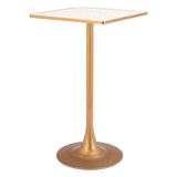 Spot Bar Table, Beige-Furniture - Accent Tables-High Fashion Home