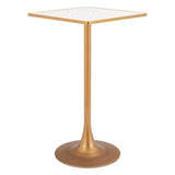 Spot Bar Table, Beige-Furniture - Accent Tables-High Fashion Home