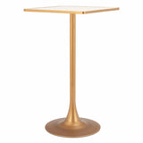 Spot Bar Table, Beige-Furniture - Accent Tables-High Fashion Home