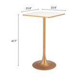 Spot Bar Table, Beige-Furniture - Accent Tables-High Fashion Home