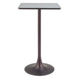 Spot Bar Table, Gray-Furniture - Accent Tables-High Fashion Home