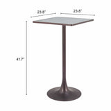 Spot Bar Table, Gray-Furniture - Accent Tables-High Fashion Home