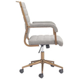 Auction Office Chair, Gray