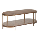 Niju Coffee Table, Brown-Furniture - Accent Tables-High Fashion Home