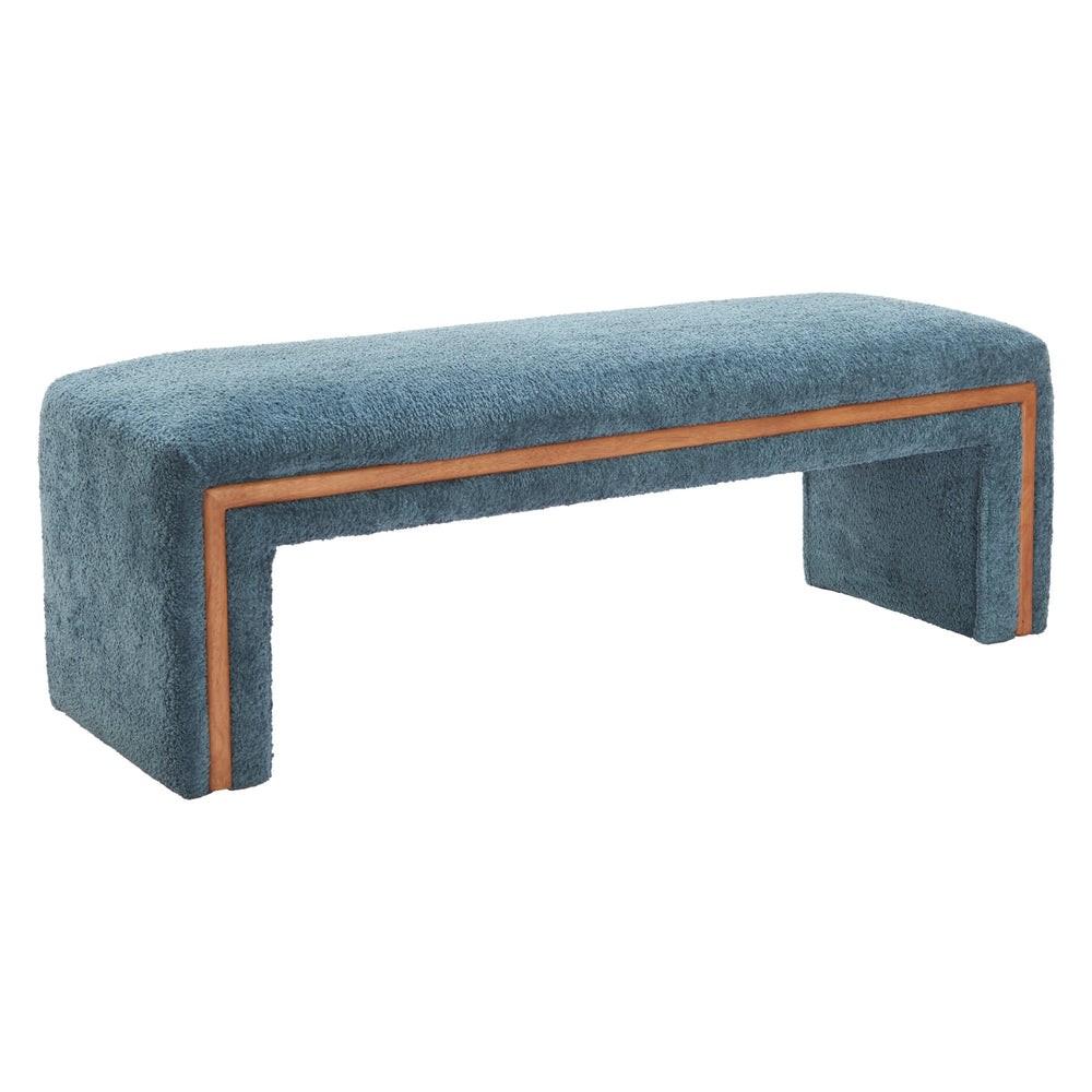 Scatola Bench, Blue-Furniture - Benches-High Fashion Home