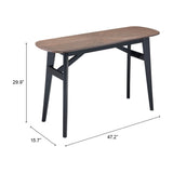 Neted Console Table, Espresso-Furniture - Accent Tables-High Fashion Home