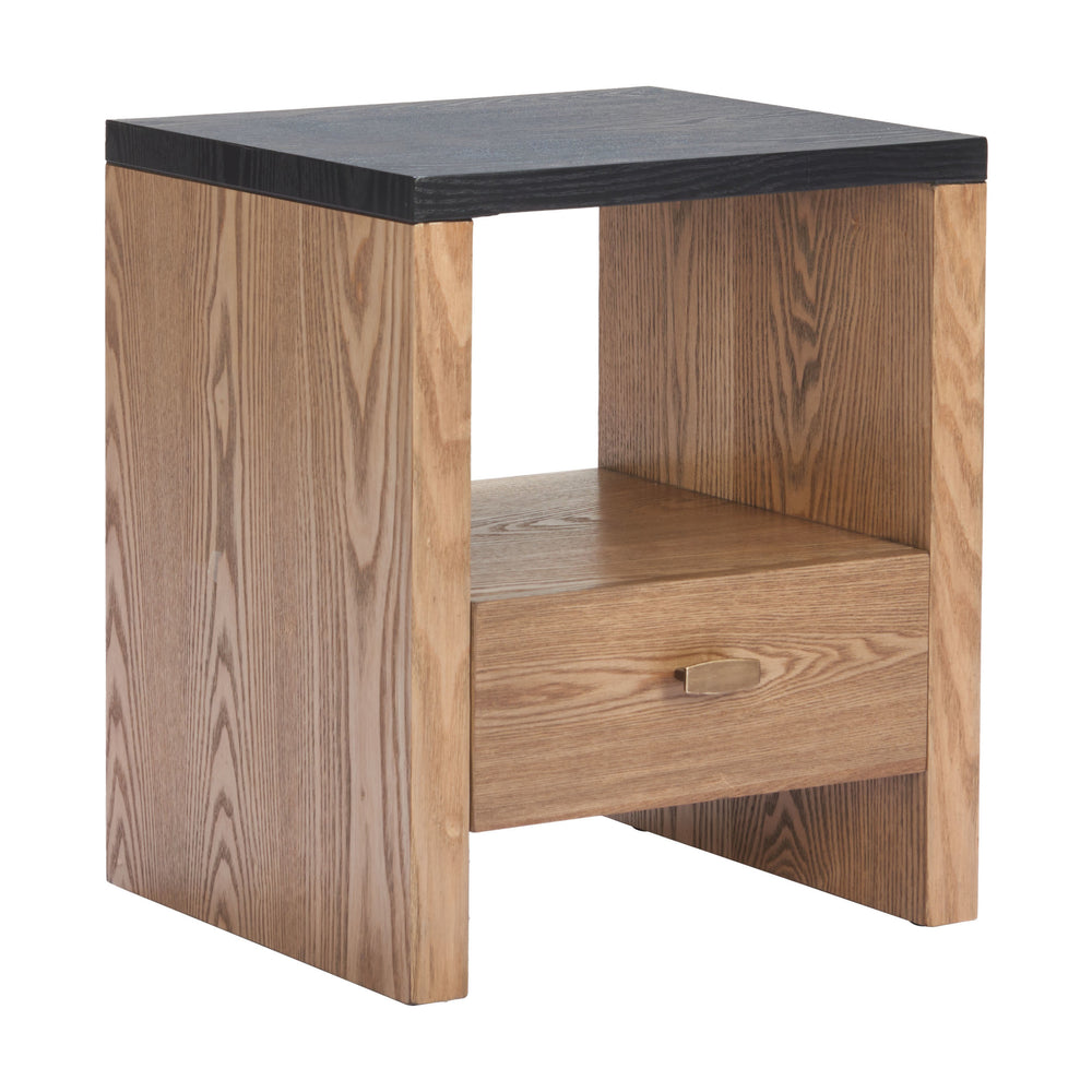 Natt Side Table, Black-Furniture - Accent Tables-High Fashion Home