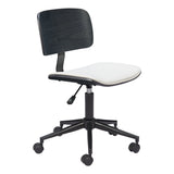 Duravel Office Chair, White & Black-Furniture - Office-High Fashion Home