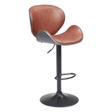 Meyane Bar Stool, Brown-Furniture-High Fashion Home