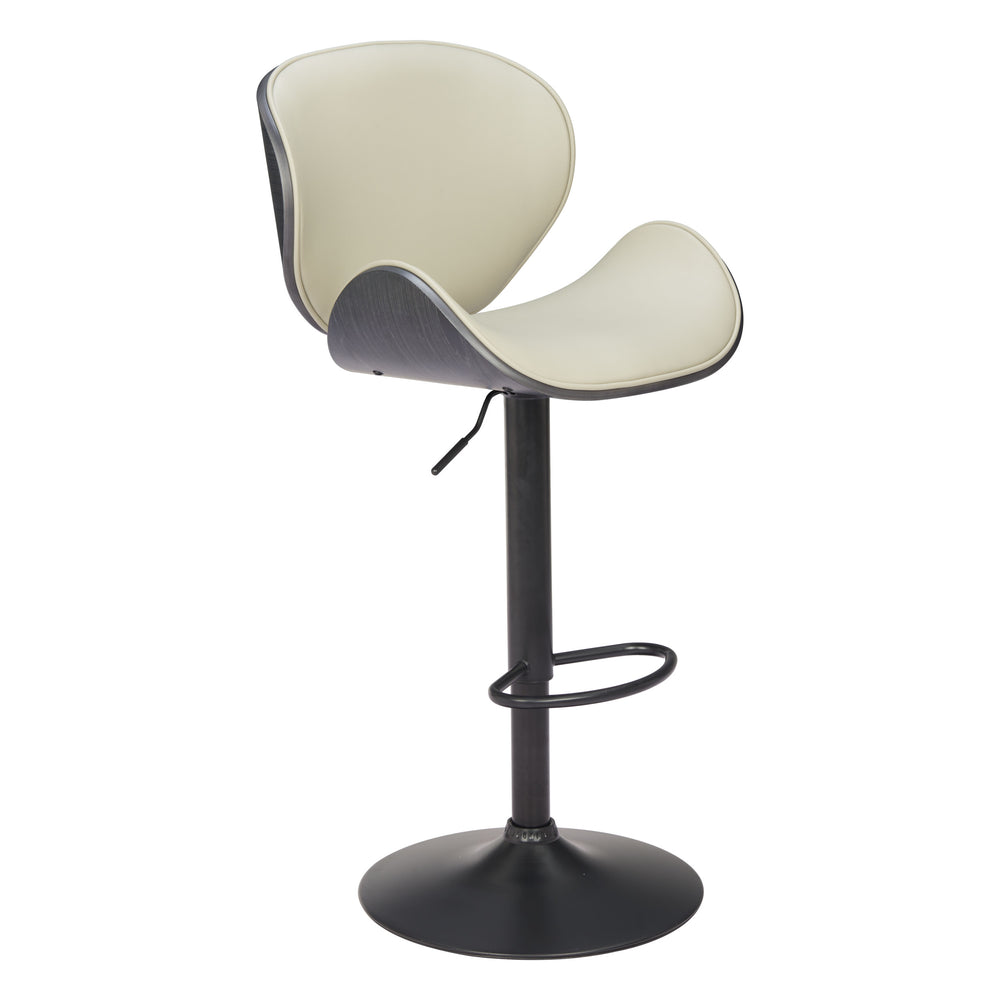 Meyane Bar Stool, Gray-Furniture-High Fashion Home