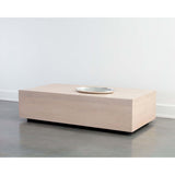 Frezco Rectangular Coffee Table, Light Oak-Furniture - Accent Tables-High Fashion Home