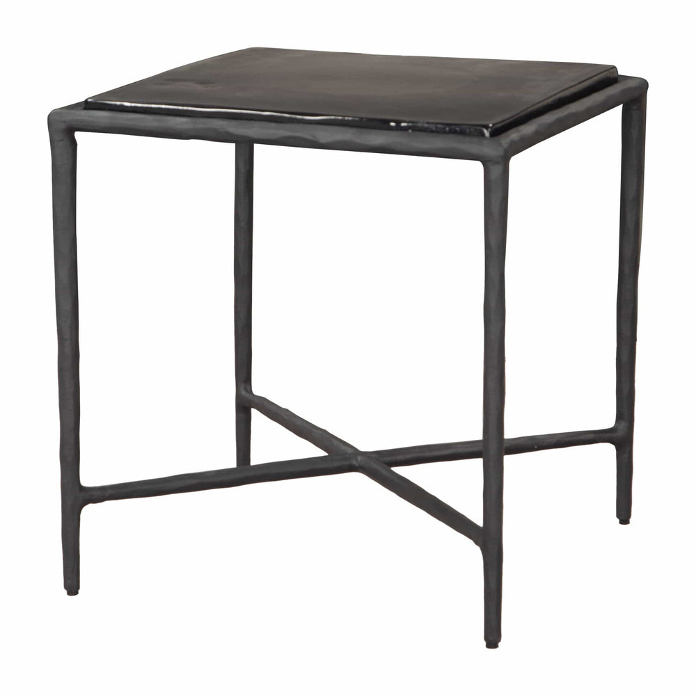 Cloe Side Table, Black-Furniture - Accent Tables-High Fashion Home