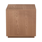 Slit Nightstand, Walnut-Furniture - Bedroom-High Fashion Home