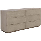 Hoyos Dresser, Taupe-Furniture - Storage-High Fashion Home