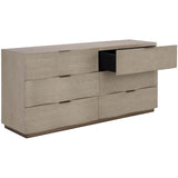 Hoyos Dresser, Taupe-Furniture - Storage-High Fashion Home