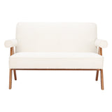 Encanto Loveseat, Ivory-Furniture - Sofas-High Fashion Home