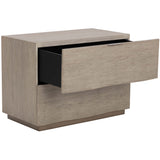 Hoyos Nightstand, Taupe-Furniture - Bedroom-High Fashion Home